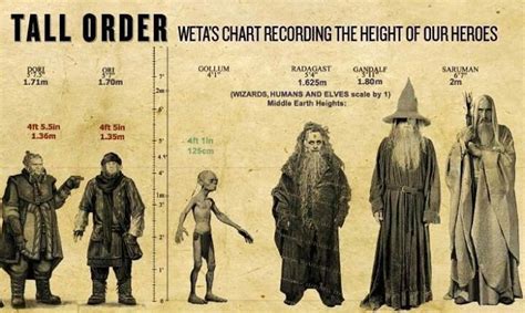 bilbo baggins height and weight